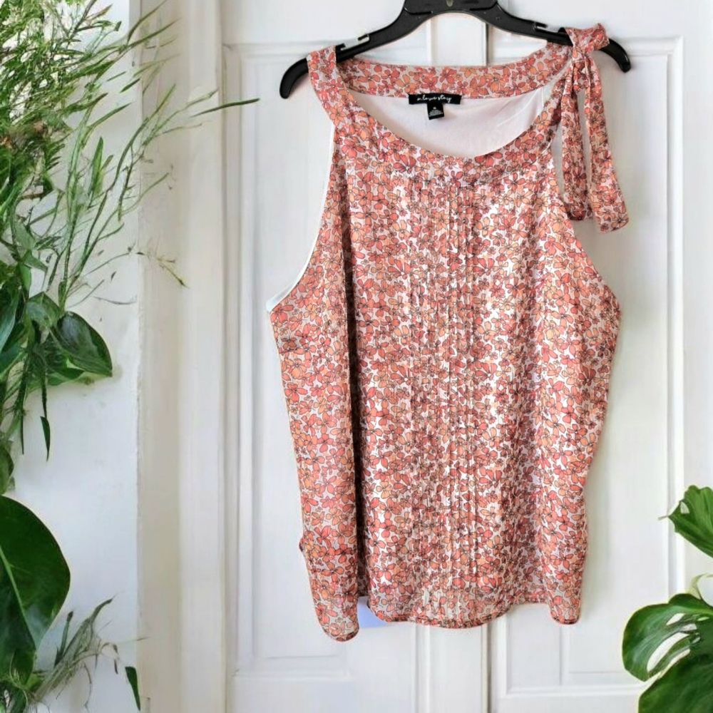 Floral Summer Top Delicate Pink  Cottagecore Coquette Shabby Chic Fairy